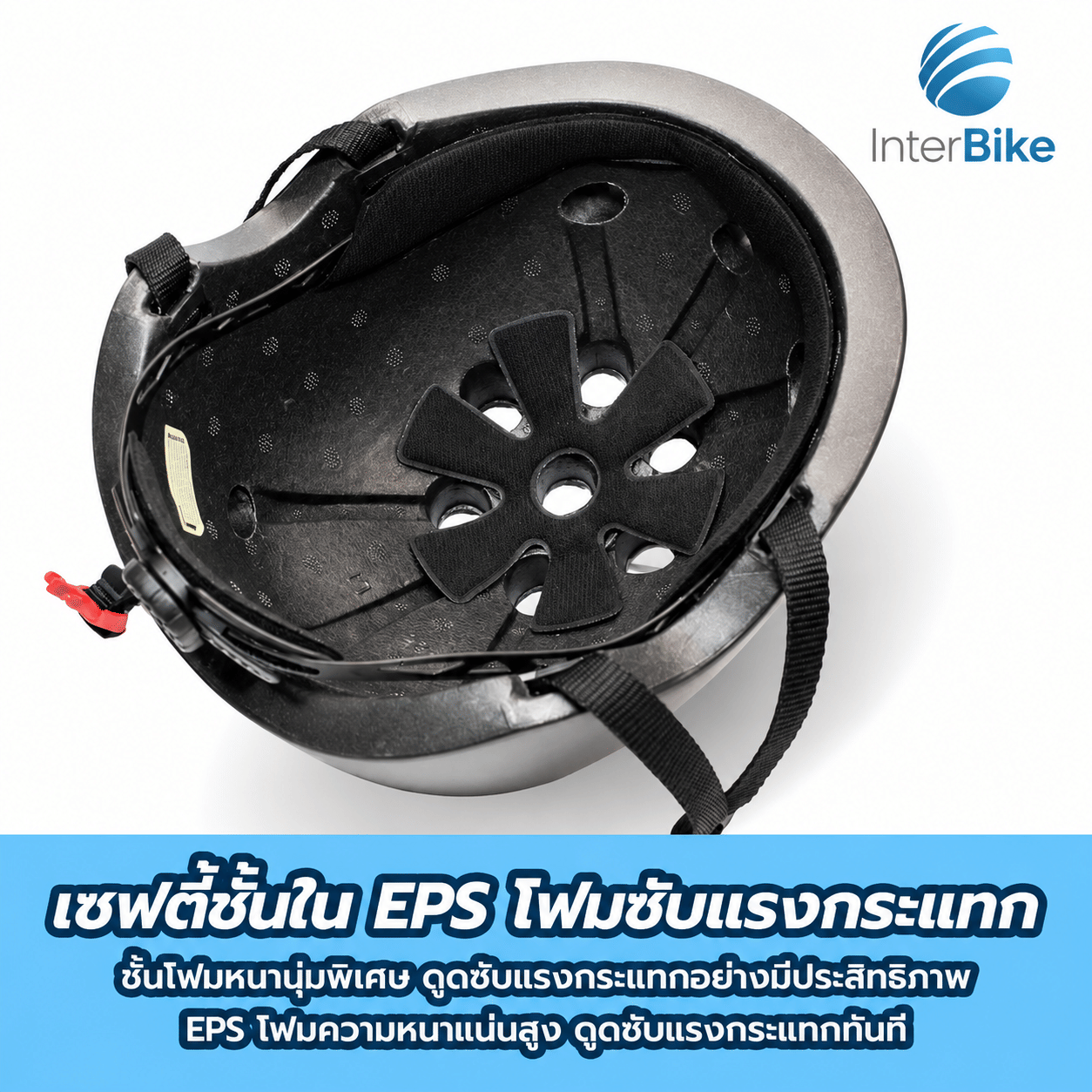 หมวกกันน็อก INTERBIKE รุ่น LIFESTYLE ไซร์ M สีดำ_4