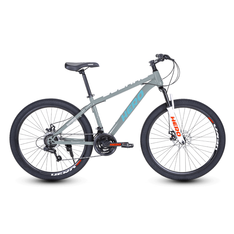 จักรยานเสือภูเขา HERO รุ่น Dolane สีเทา 21เกียร์ shimano 