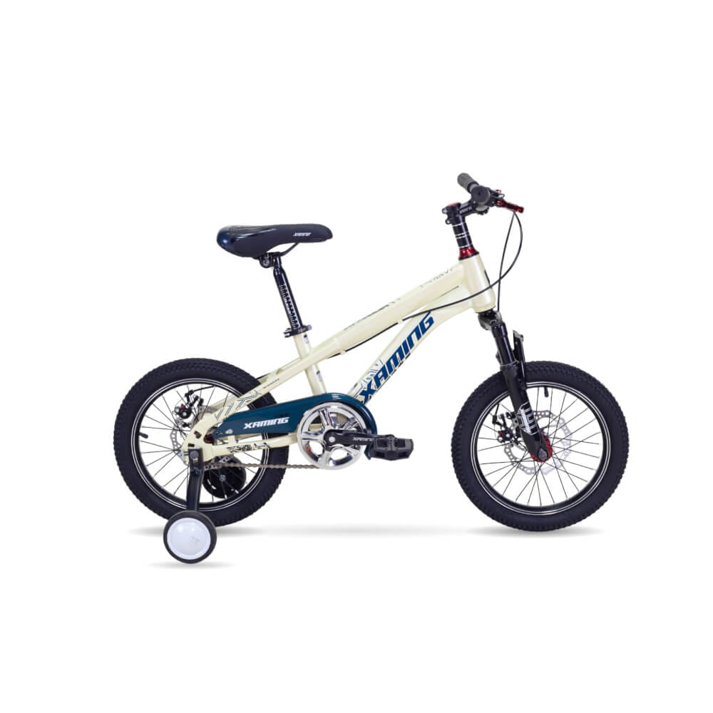 จักรยานเด็ก Xaming MTB สีครีม ล้อ 16 นิ้ว