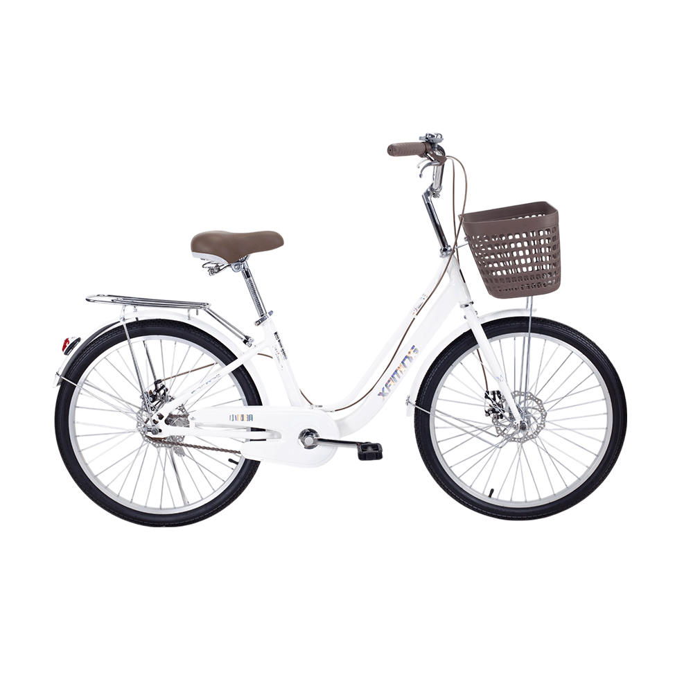 จักรยานแม่บ้าน Xaming 24 นิ้ว สีขาว