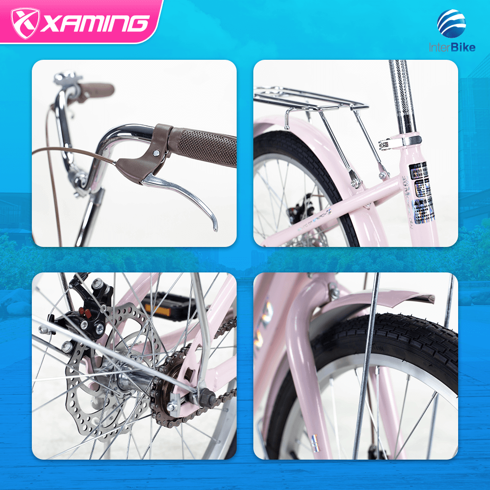 จักรยานแม่บ้าน Xaming 20 นิ้ว สีขาว