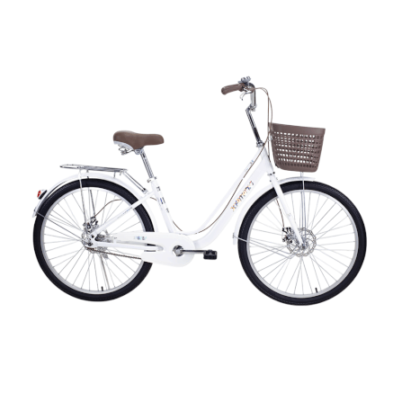 จักรยานแม่บ้าน Xaming 26 นิ้ว สีขาว