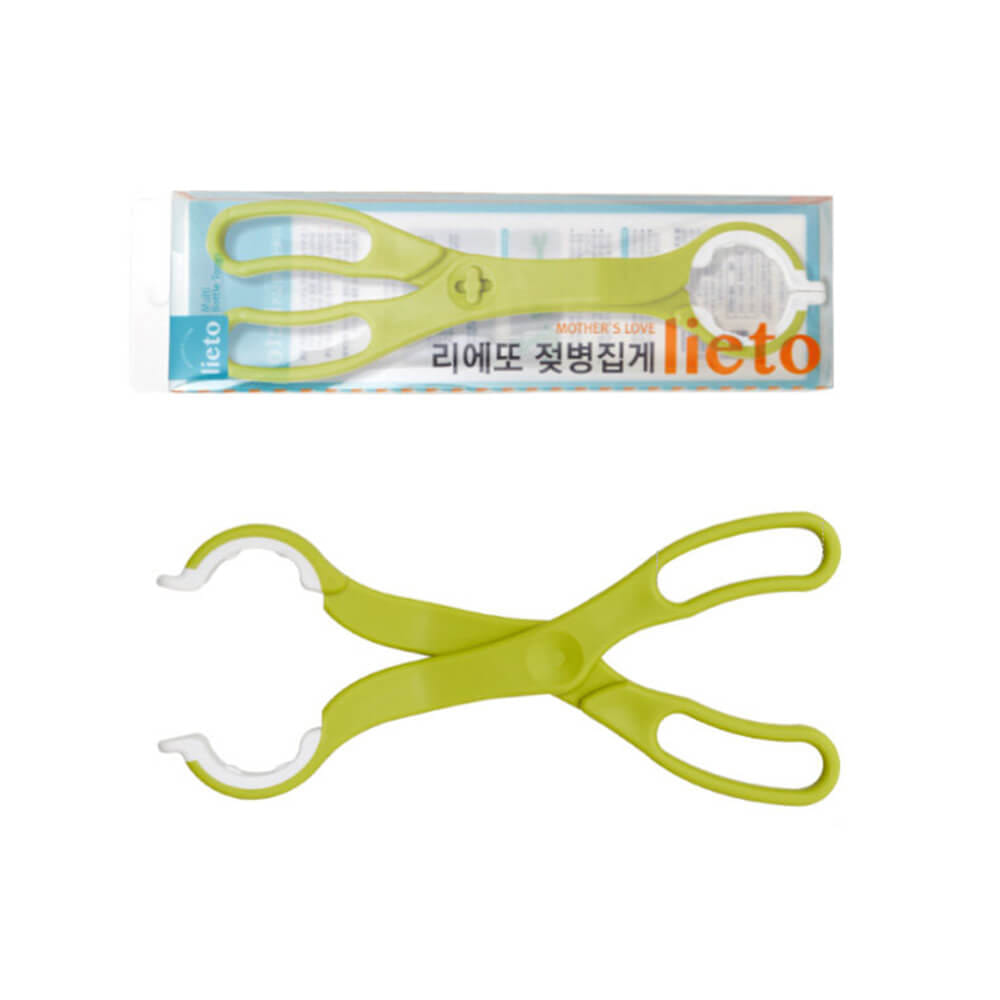 ที่คีบขวดนมและจุกนมเด็ก LIETO สีเขียว_0