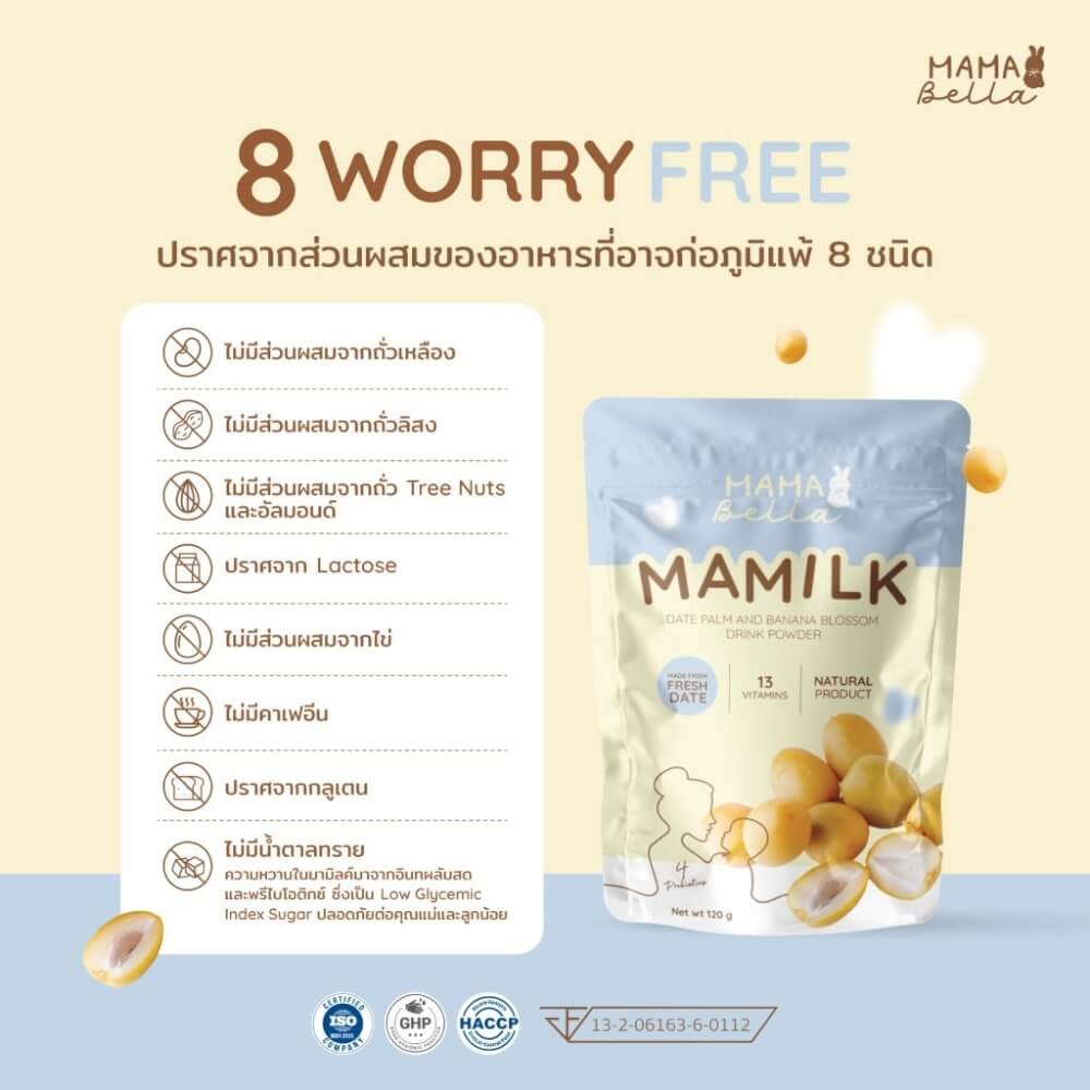 เครื่องดื่มผสมอินทผลัมและหัวปลีชนิดผง MAMABELLA รสกล้วยหอม 120 กรัม_2
