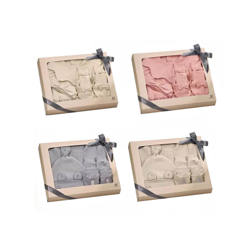 ชุดเซตจั๊มสูทสำหรับเด็กแรกเกิด KUKU PLUS สีชมพู_7