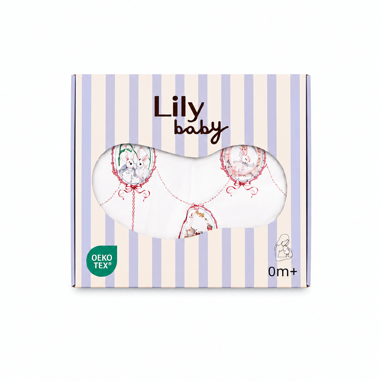 ผ้าห่มสำหรับเด็ก LILY BABY กระต่ายสีชมพู_0