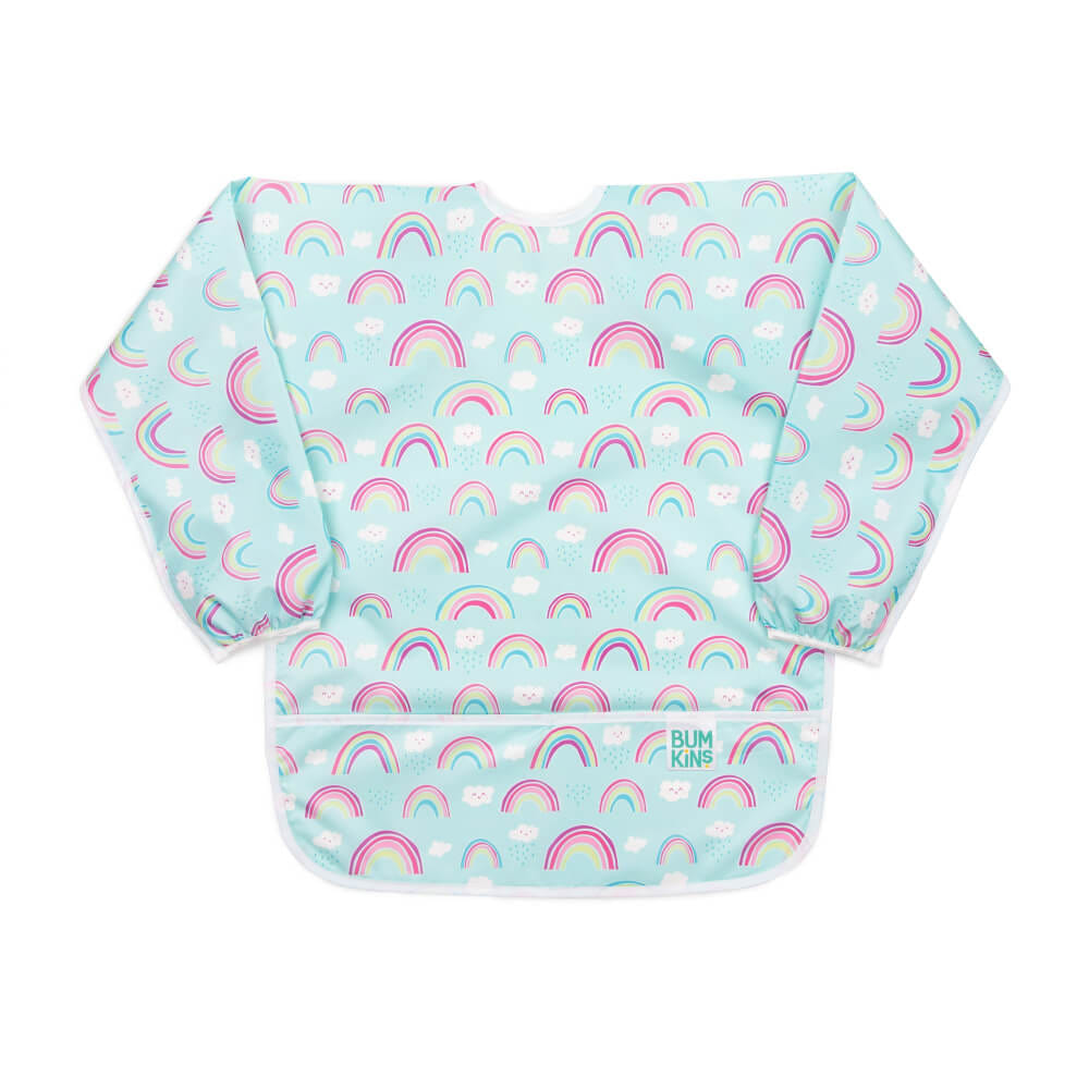 ผ้ากันเปื้อนเด็ก Bumkins Art Smock Rainbows		 		 		