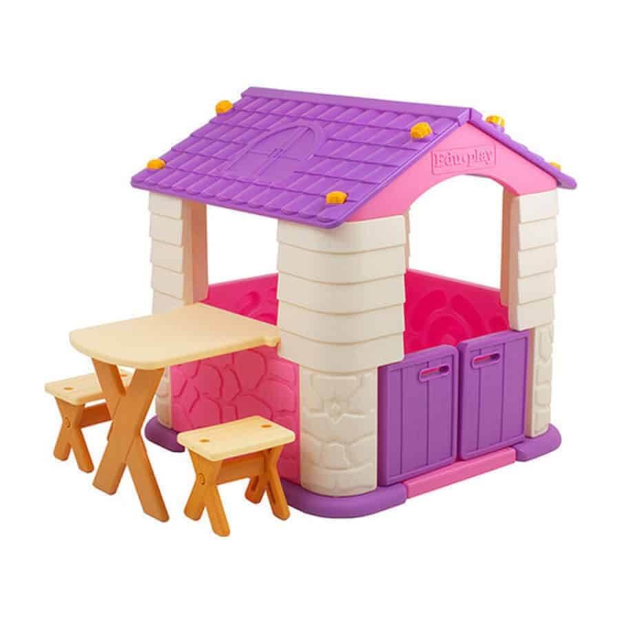 บ้านเด็กเล่นพร้อมโต๊ะเก้าอี้ รุ่น Play House Table&Chair Set Eduplay_2