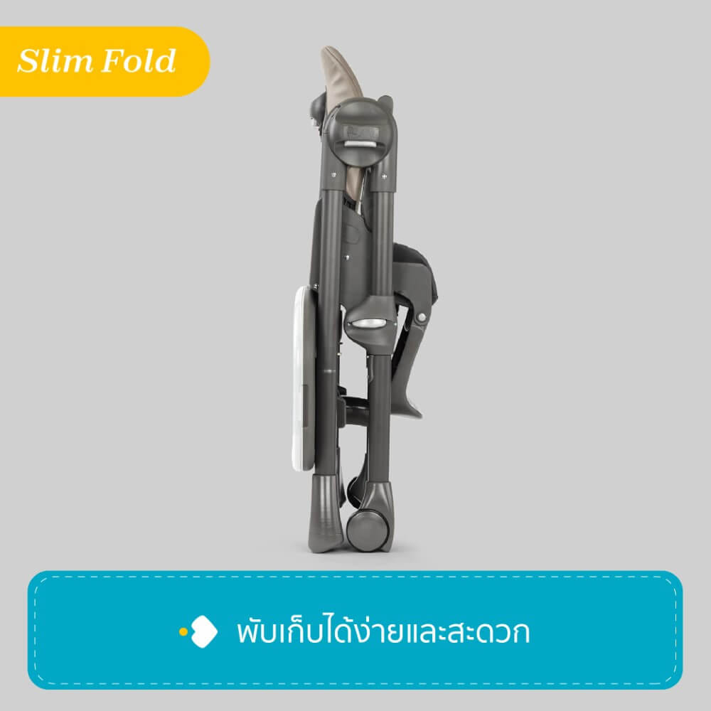POLLY HIGHCHAIR BLACK เก้าอี้ทานข้าวเด็ก CHICCO _5