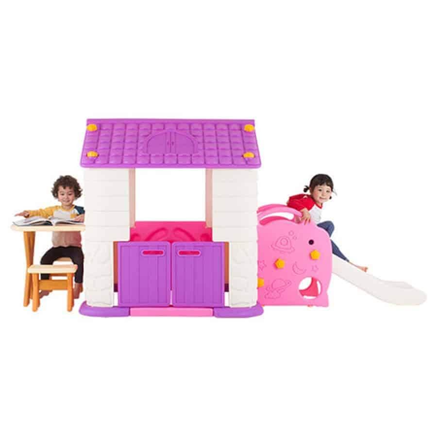 บ้านเด็กเล่นพร้อมโต๊ะเก้าอี้และสไลเดอร์ Eduplay รุ่น Play House Slide Table&Chair Set_5