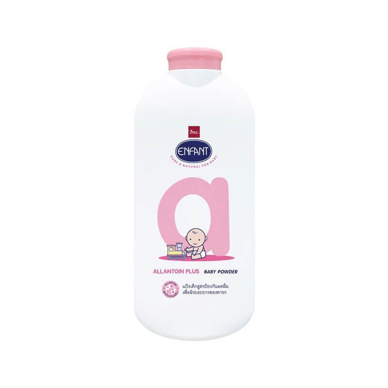 แป้งเด็ก Enfant สีชมพู 400 กรัม