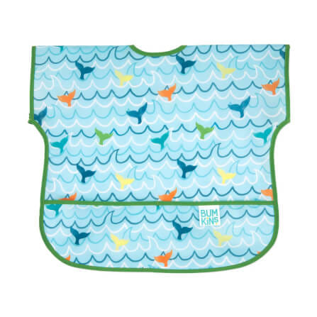 ผ้ากันเปื้อนเด็ก  Bumkins Bib Whale Tail  Junior	 		 		