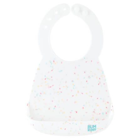 ผ้ากันเปื้อนซิลิโคน Bumkins Silicone Bib Vanilla Sprinkle		 		 		_0