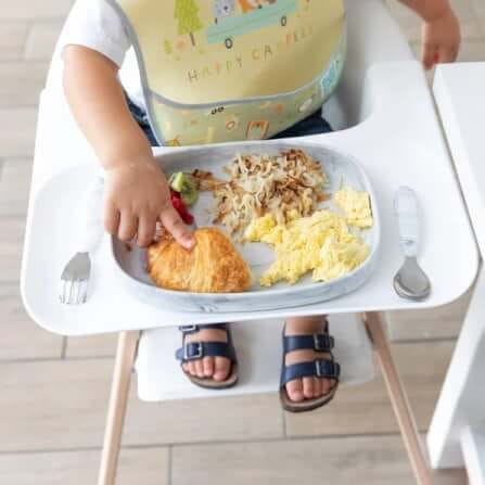 ถาดซิลิโคนกันลื่น Bumkins Silicone Grip Tray Blue		 		 		_3