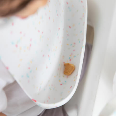 ผ้ากันเปื้อนซิลิโคน Bumkins Silicone Bib Vanilla Sprinkle		 		 		_4