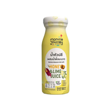 น้ำหัวปลีผสมน้ำผึ้งมะนาว 180 ml. ยกลัง  MomMe Journey _6