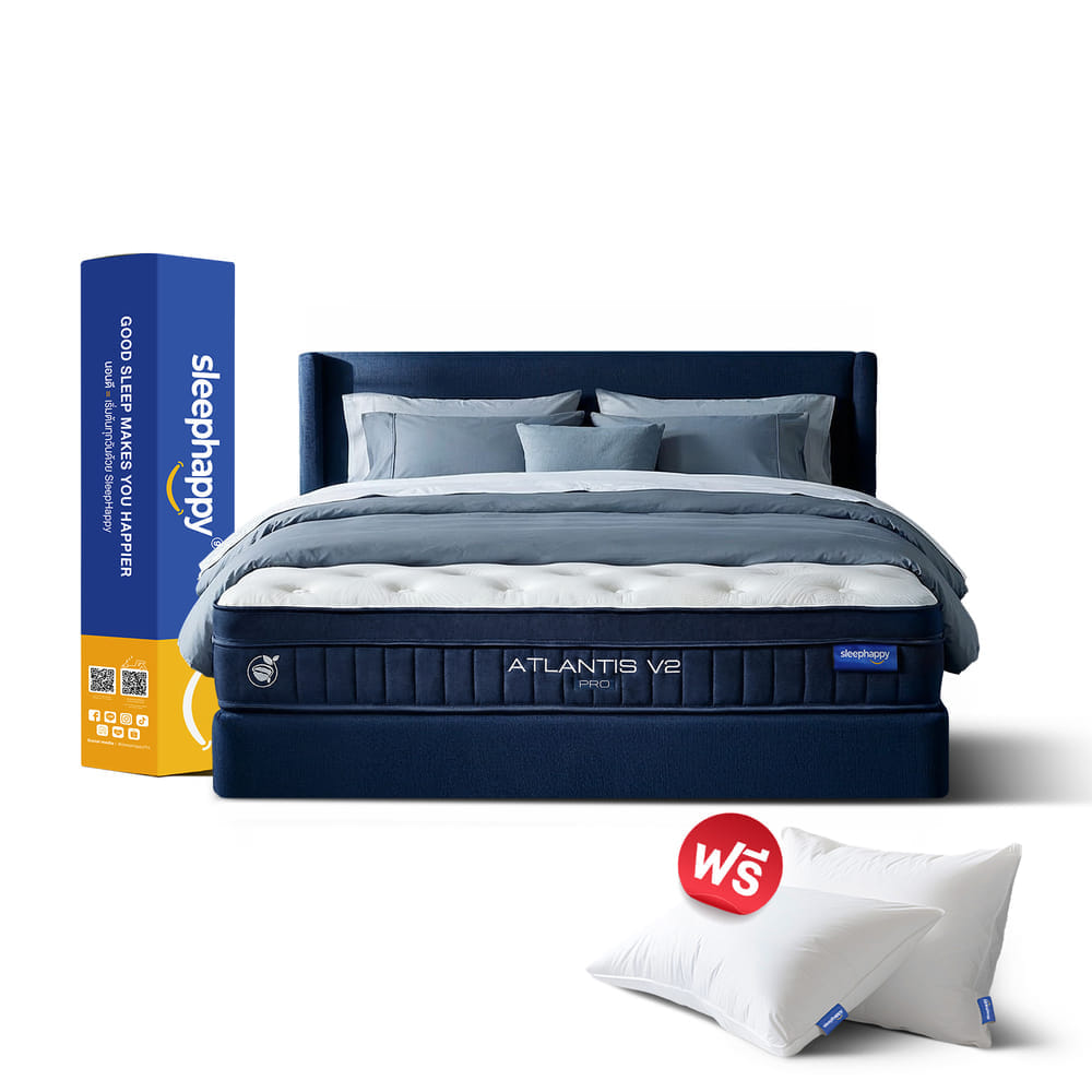 ที่นอนพ็อกเก็ตสปริง 6 ฟุต SLEEPHAPPY ATLANTIS V2 PRO หนา 11 นิ้ว_11