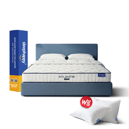 ที่นอนพ็อกเก็ตสปริง 5 ฟุต SLEEPHAPPY ATLANTIS LITE หนา 8 นิ้ว_0