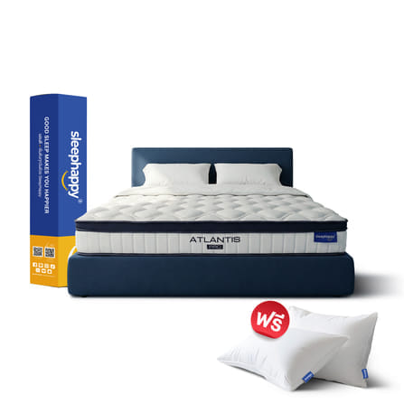 ที่นอนพ็อกเก็ตสปริง 3.5 ฟุต SLEEPHAPPY ATLANTIS PRO หนา 10 นิ้ว_0