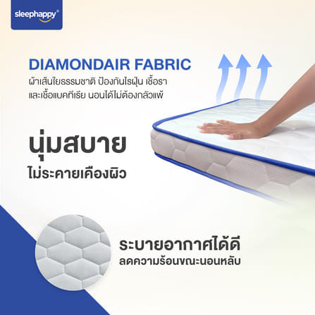 ที่นอน 3 พับ 6 ฟุต SLEEPHAPPY 3 FOLD LATEX TOPPER_5