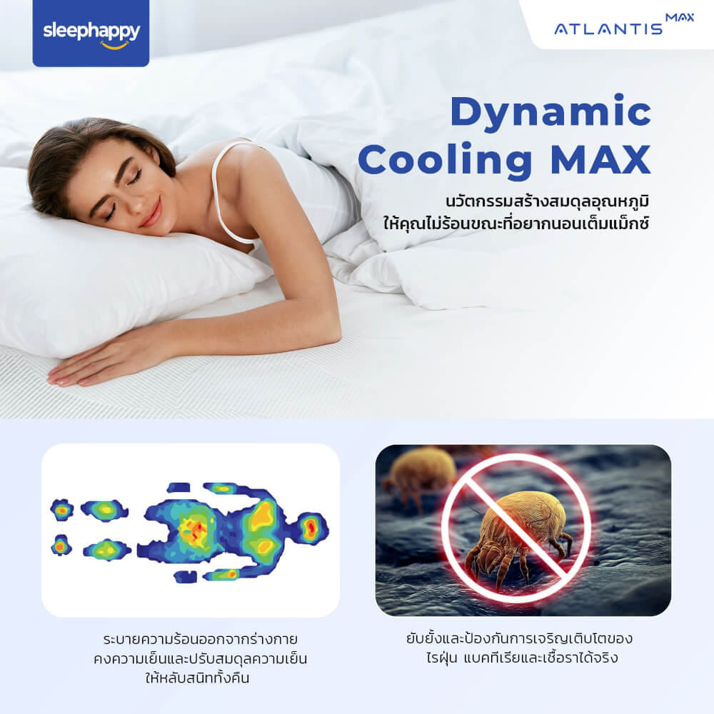ที่นอน 5 ฟุต SLEEPHAPPY ATLANTIS MAX_2