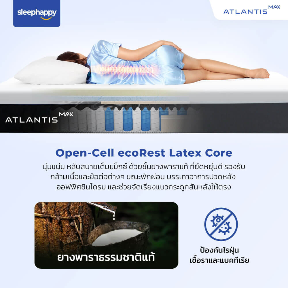 ที่นอน 5 ฟุต SLEEPHAPPY ATLANTIS MAX_3