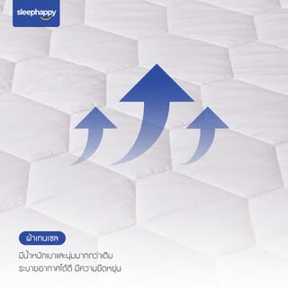 ผ้ารองกันเปื้อน 3.5 ฟุต SLEEPHAPPY MICROBRUSH PROTECTOR