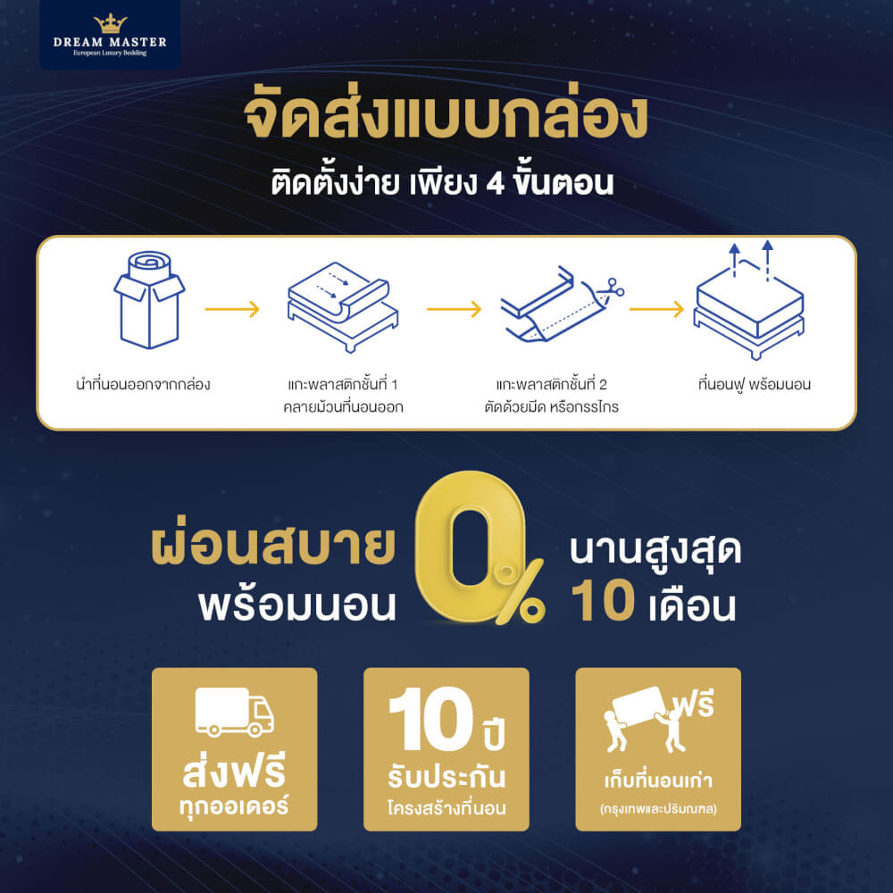 ที่นอน 3.5 ฟุต DREAM MASTER CLOUD 9
