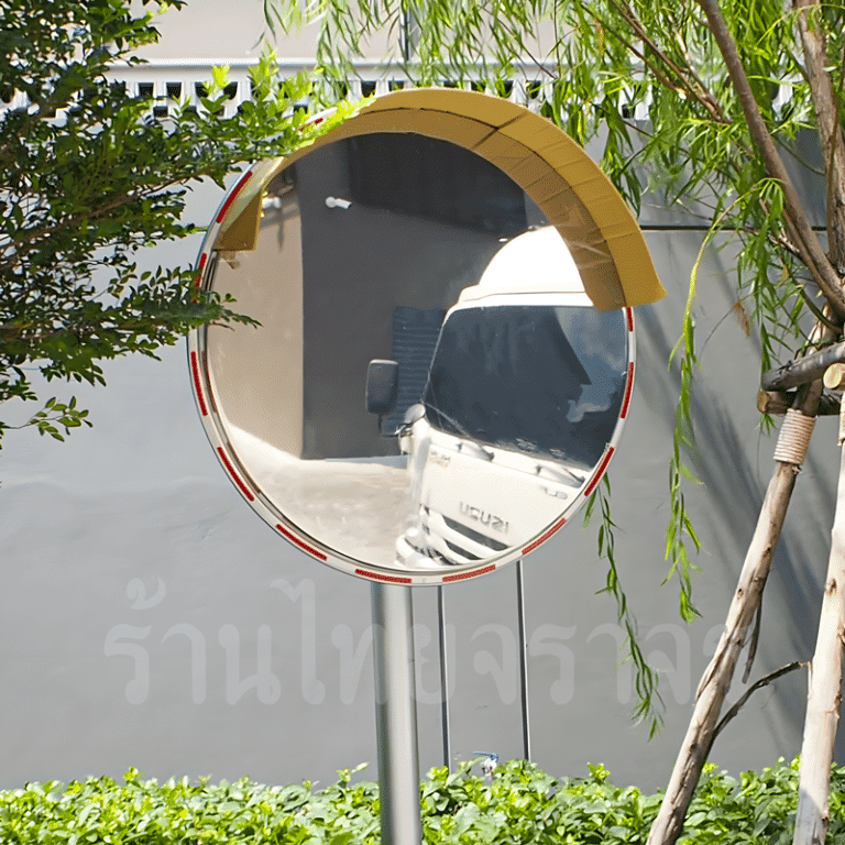 กระจกโค้งจราจรชนิดสแตนเลส ไทยจราจร 18 นิ้ว สีส้ม_9