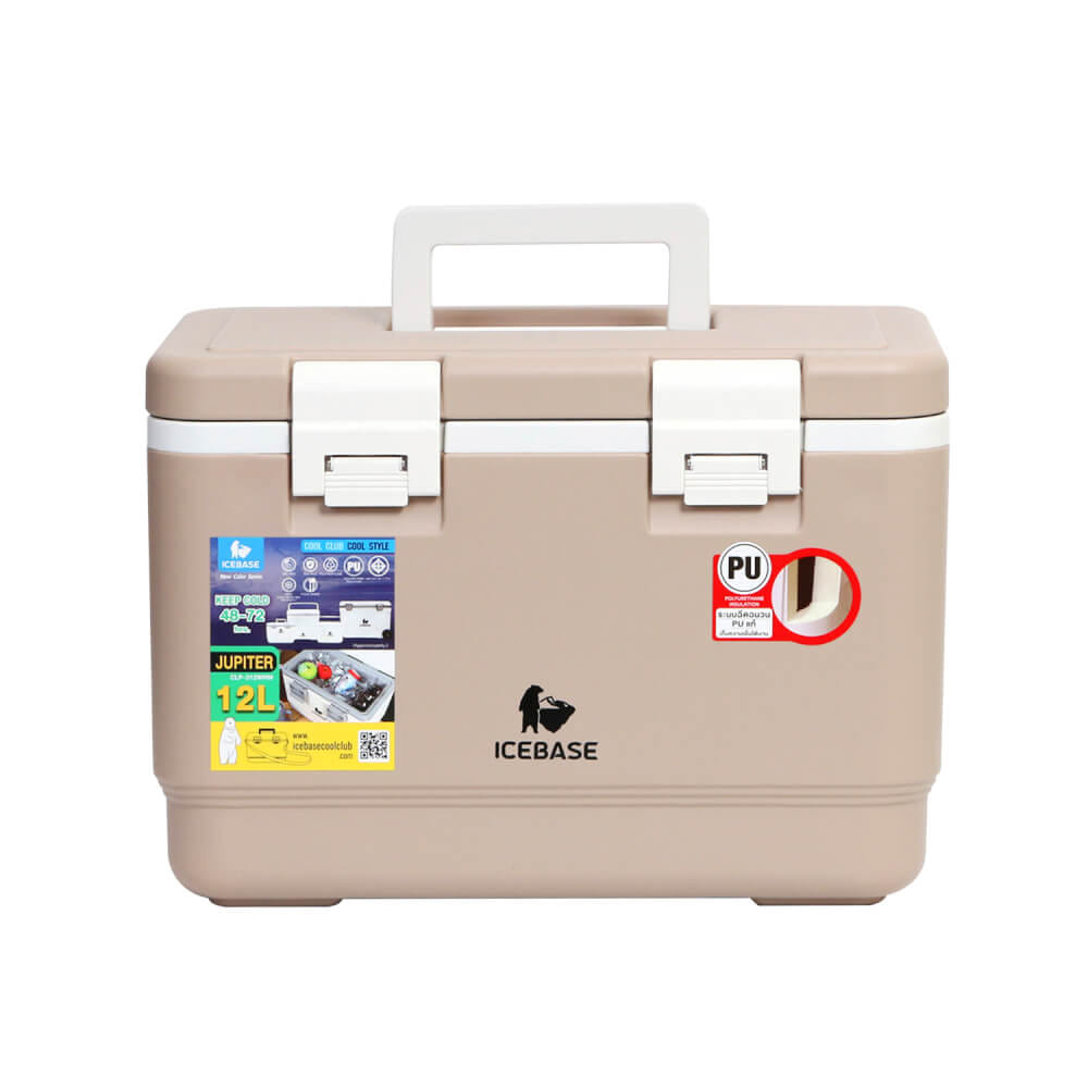กระติกน้ำแข็งเก็บความเย็น ICEBASE รุ่น CLP-312CM (JUPITER) ขนาด 12 ลิตร สีครีม_0