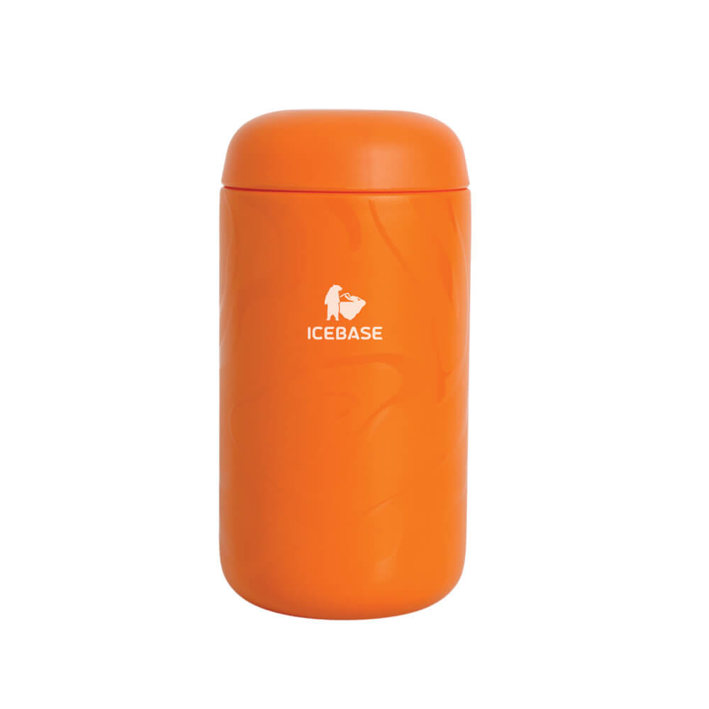 แก้วสุญญากาศ ICEBASE รุ่น VLS-528OR เคลือบผิว CERAMIC ขนาด 360 ML สีส้ม