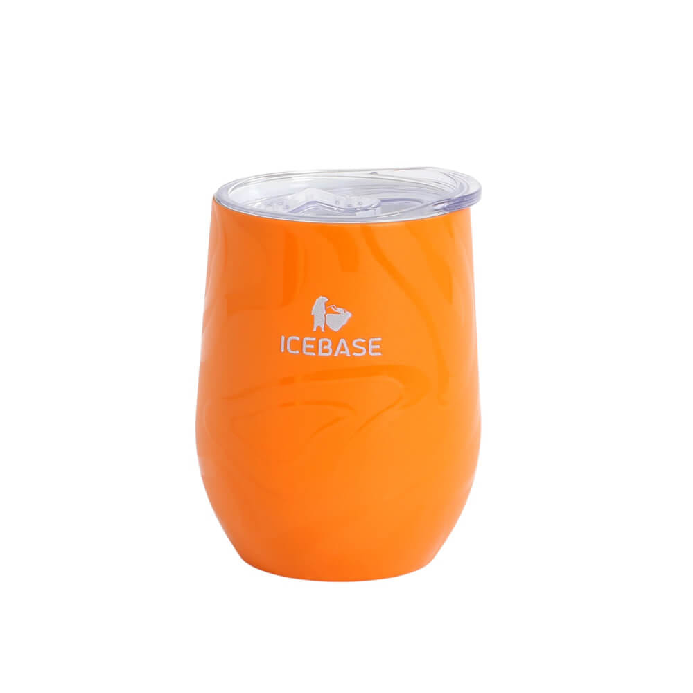 แก้วสุญญากาศ ICEBASE รุ่น VLS-529OR เคลือบผิว CERAMIC ขนาด 360 ML สีส้ม