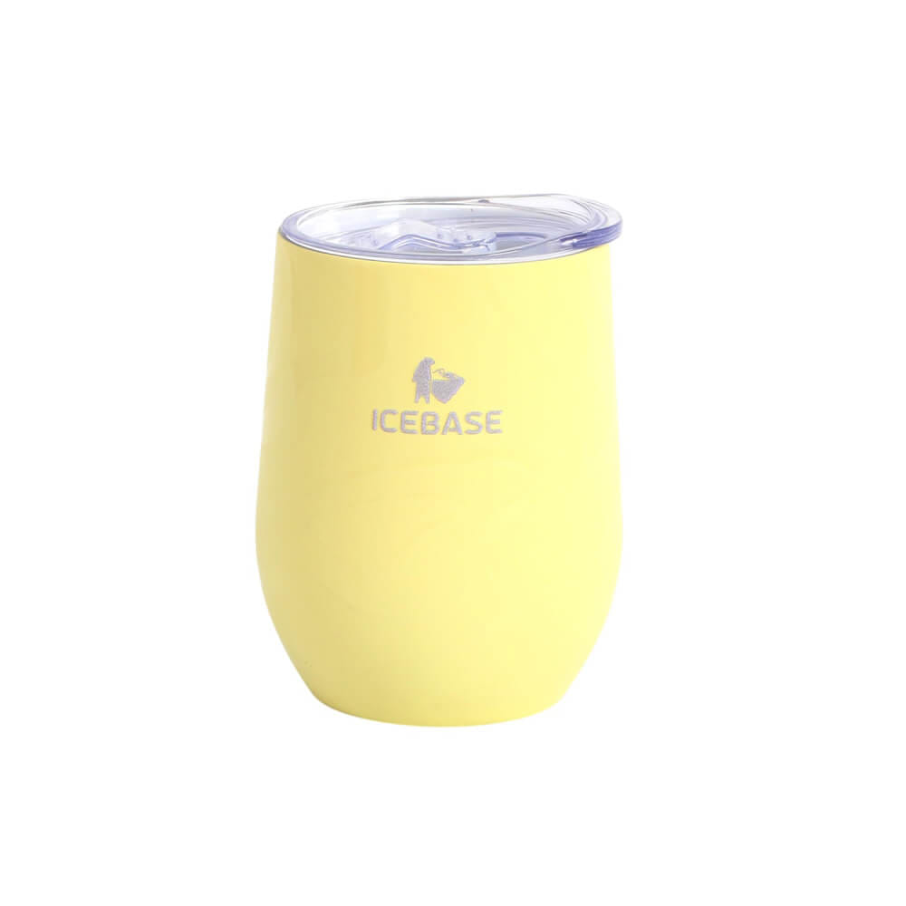 แก้วสุญญากาศ ICEBASE รุ่น VLS-529YE เคลือบผิว CERAMIC ขนาด 360 ML สีเหลือง