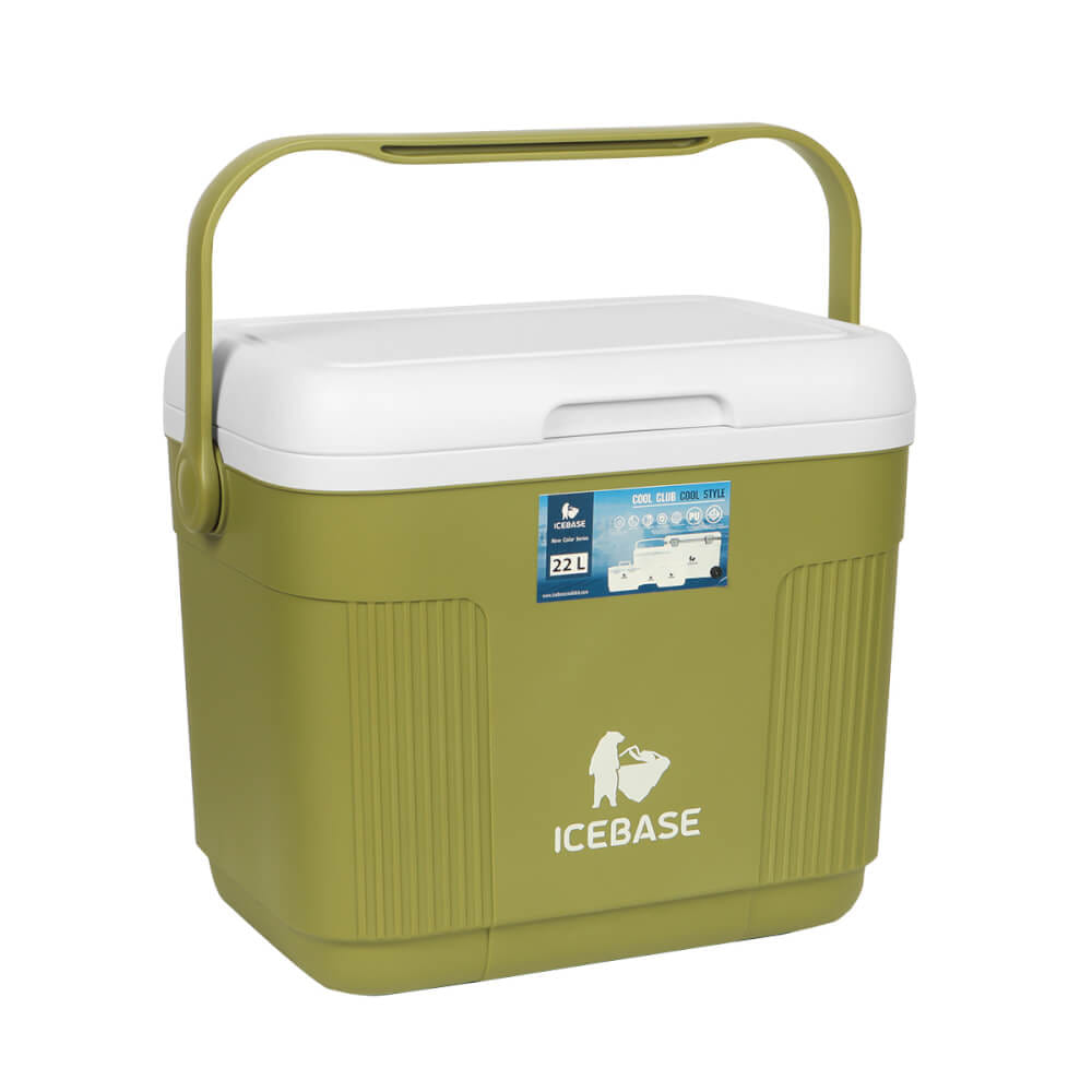 กระติกน้ำแข็งเก็บความเย็น ICEBASE รุ่น CLP-304GN (LUPUS) ขนาด 22 ลิตร สีเขียว_1