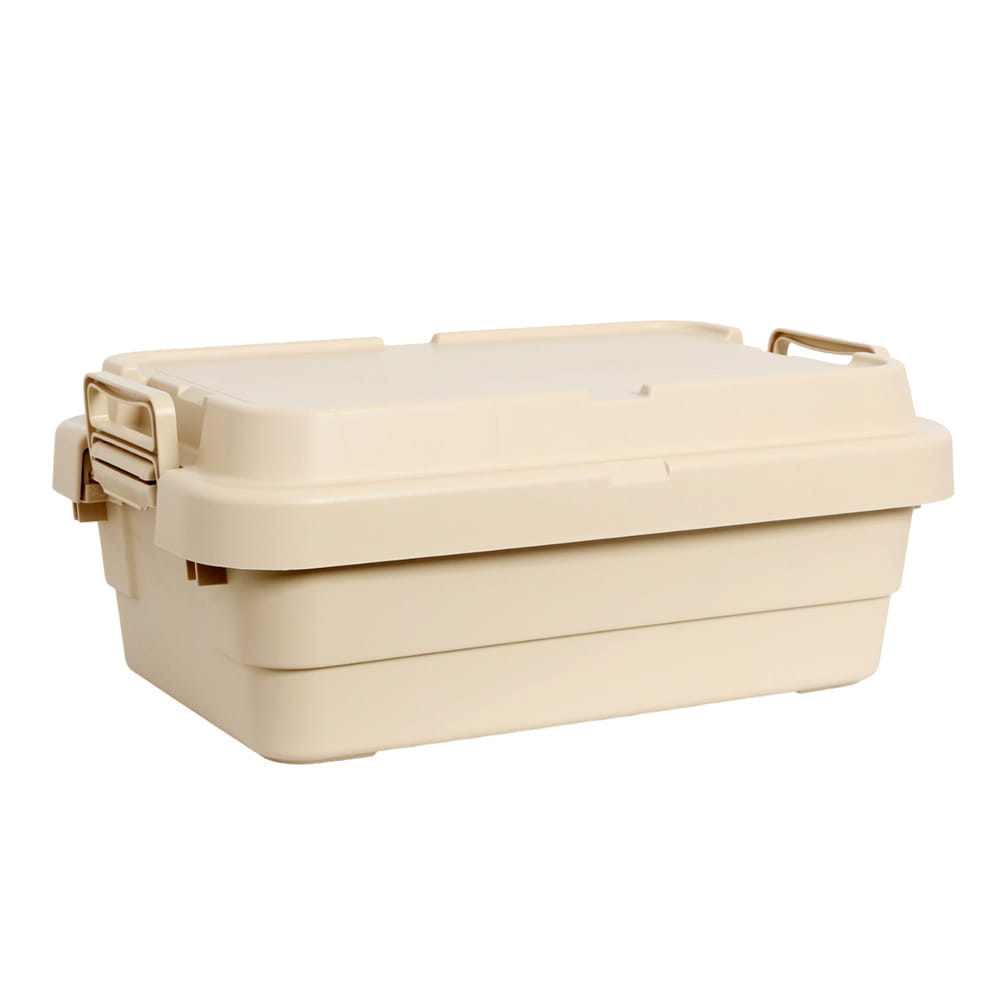 กล่องอเนกประสงค์ ICEBASE รุ่น XCL-302BE ขนาด 30 ลิตร สีเบจ