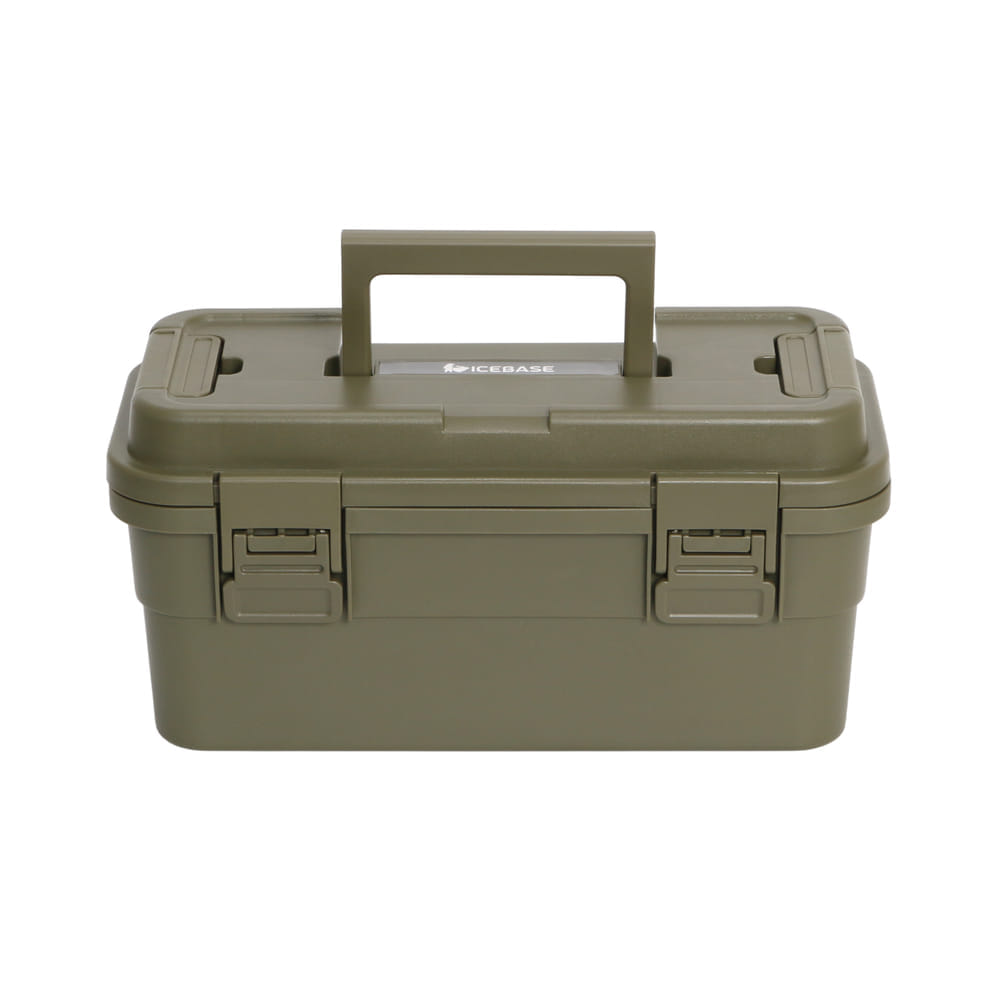 กล่องอเนกประสงค์พร้อมถาดใส่ของ ICEBASE รุ่น XC-002GN (DINO) ขนาด 6.5 ลิตร สีเขียว