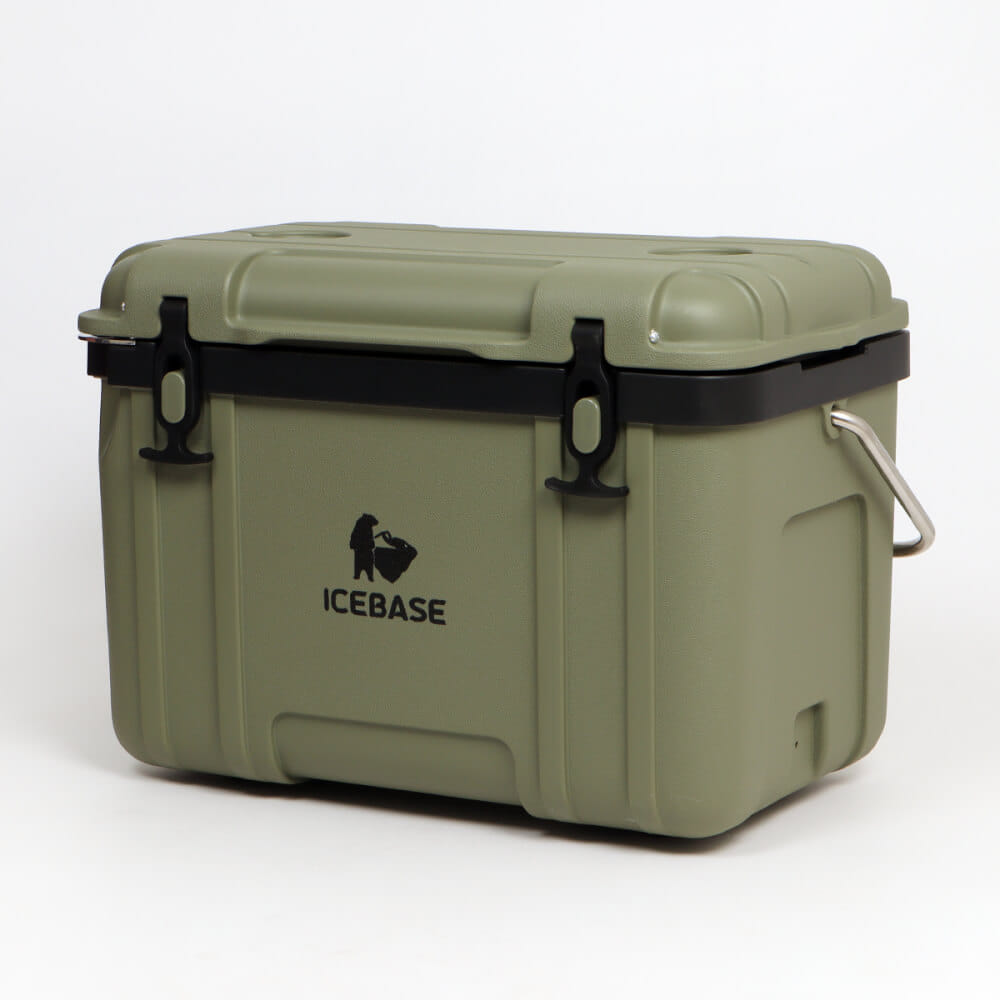 กระติกน้ำแข็งเก็บความเย็น ICEBASE (PU FOAM INJECTION) รุ่น CLP-311GN (HERCULES) ขนาด 26 ลิตร สีเขียว_1