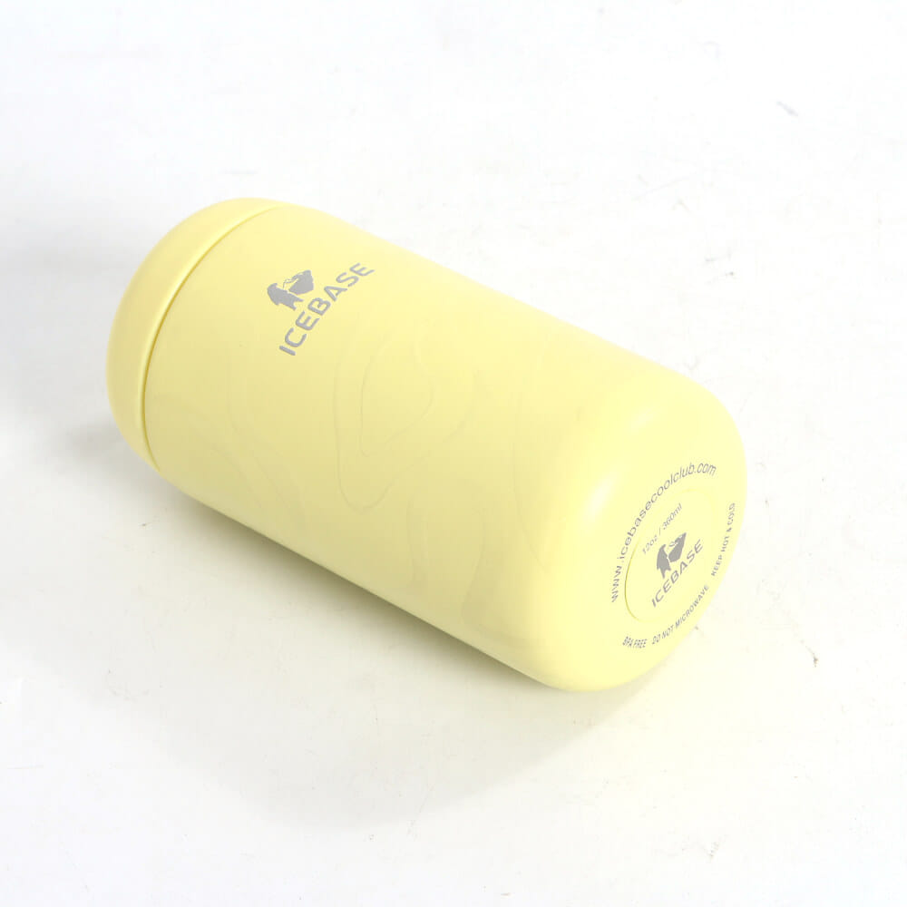 แก้วสุญญากาศ ICEBASE รุ่น VLS-528YE เคลือบผิว CERAMIC ขนาด 360 ML สีเหลือง_1