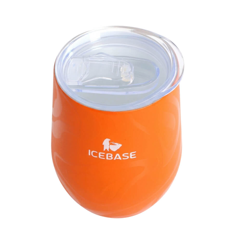 แก้วสุญญากาศ ICEBASE รุ่น VLS-529OR เคลือบผิว CERAMIC ขนาด 360 ML สีส้ม