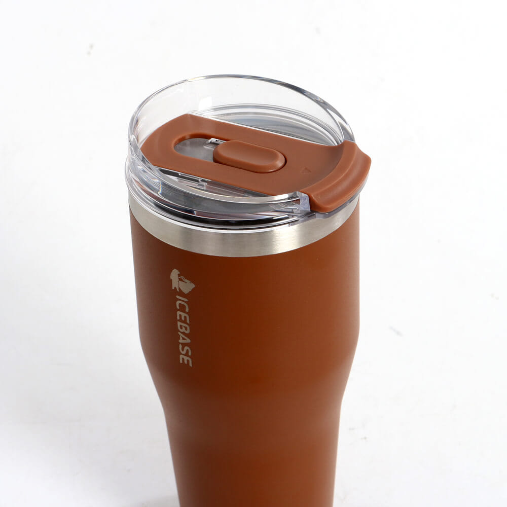 แก้วเก็บความเย็น ICEBASE รุ่น VLS-527CA (OSLO) ขนาด 600 ML สีกาแฟ