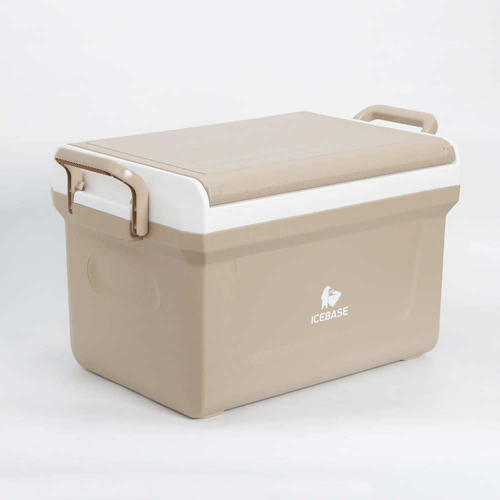 กระติกน้ำแข็งเก็บความเย็น ICEBASE รุ่น CLX-603CM (ANTIKA) ขนาด 35 ลิตร สีครีม