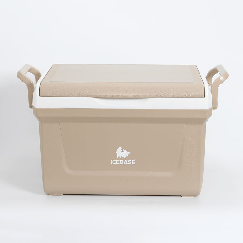 กระติกน้ำแข็งเก็บความเย็น ICEBASE รุ่น CLX-603CM (ANTIKA) ขนาด 35 ลิตร สีครีม