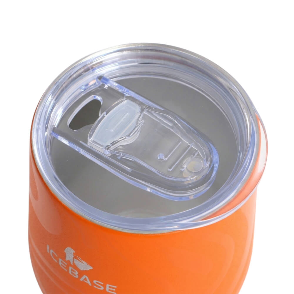 แก้วสุญญากาศ ICEBASE รุ่น VLS-529OR เคลือบผิว CERAMIC ขนาด 360 ML สีส้ม