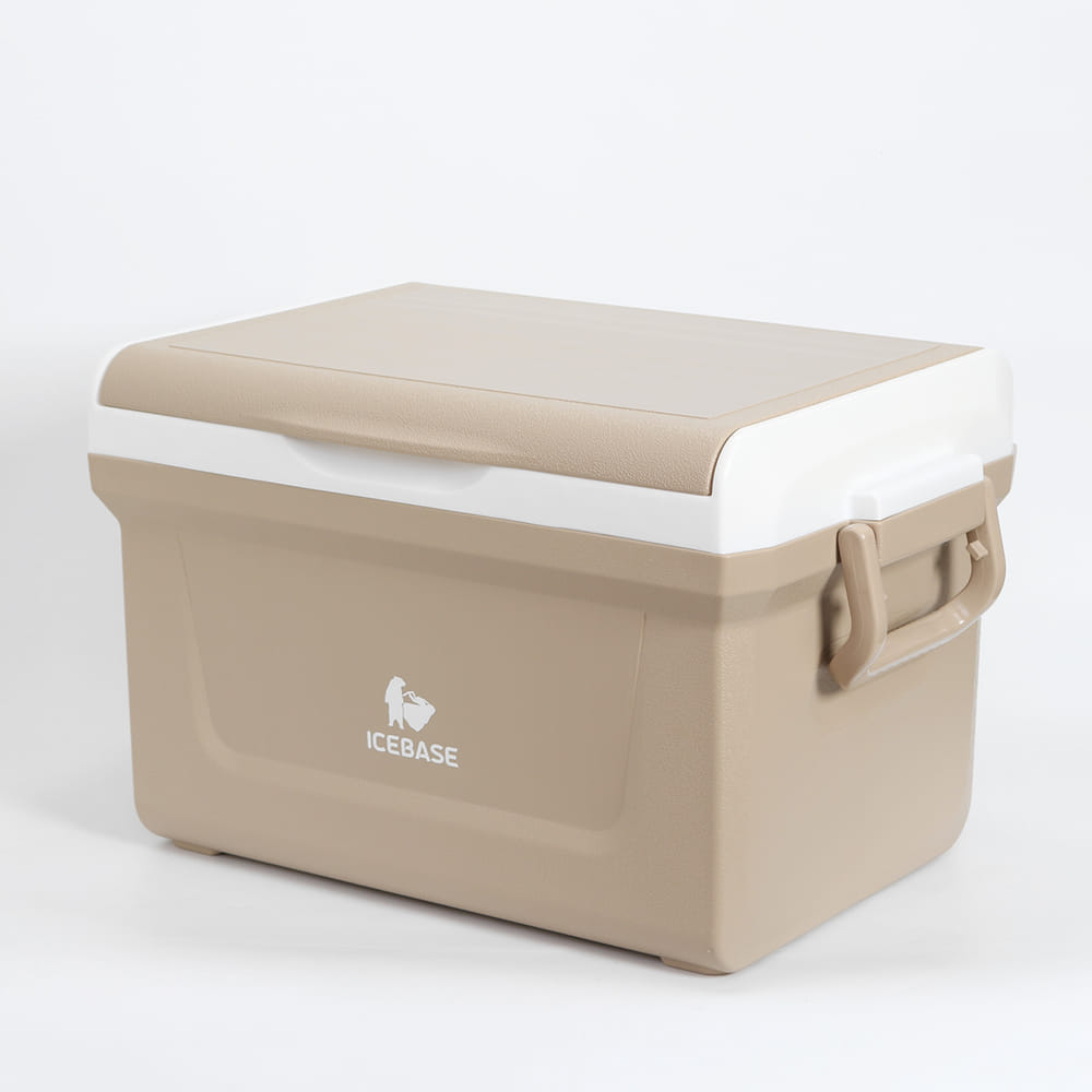 กระติกน้ำแข็งเก็บความเย็น ICEBASE รุ่น CLX-603CM (ANTIKA) ขนาด 35 ลิตร สีครีม