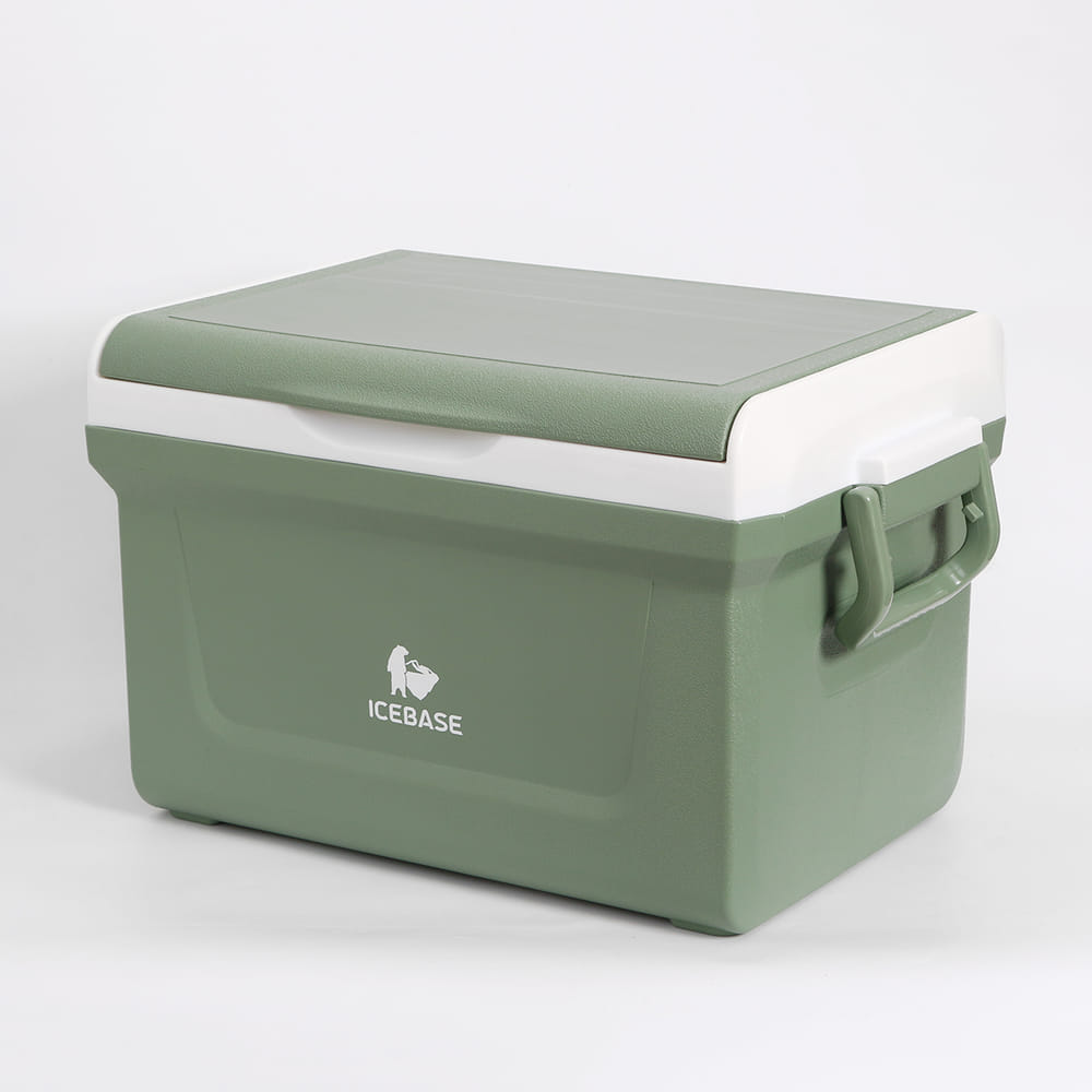 กระติกน้ำแข็งเก็บความเย็น ICEBASE รุ่น CLX-603GN (ANTIKA) ขนาด 35 ลิตร สีเขียว