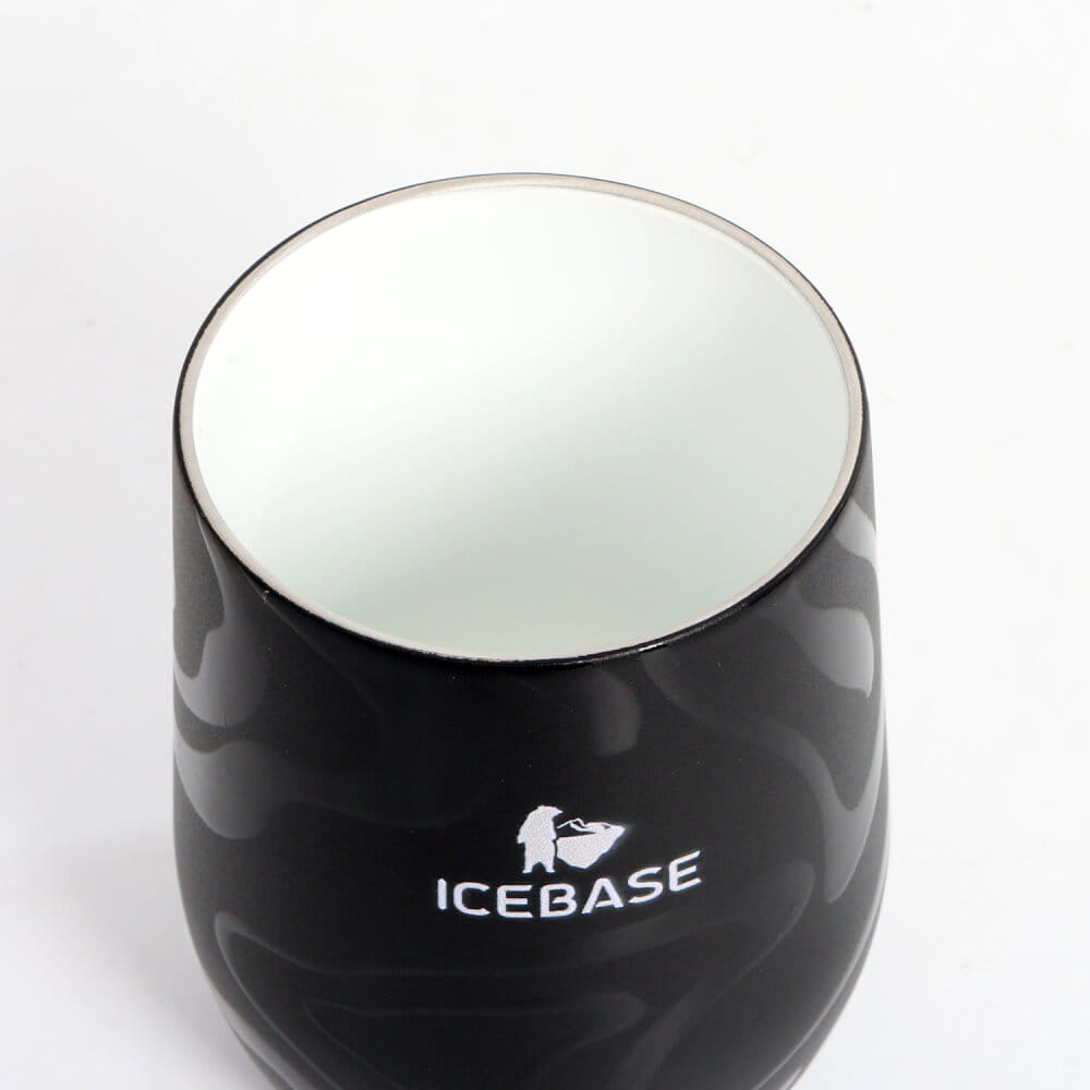 แก้วสุญญากาศ ICEBASE รุ่น VLS-529BK เคลือบผิว CERAMIC ขนาด 360 ML สีดำ