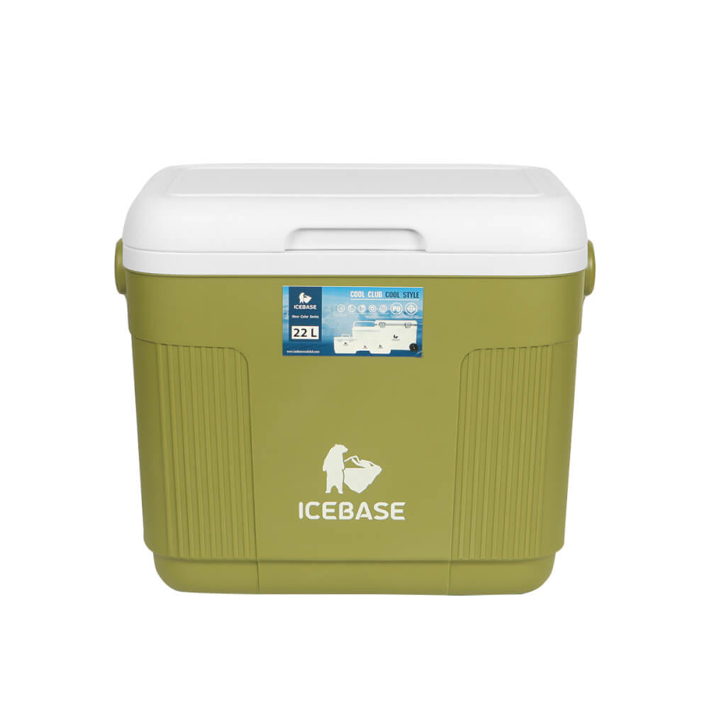 กระติกน้ำแข็งเก็บความเย็น ICEBASE รุ่น CLP-304GN (LUPUS) ขนาด 22 ลิตร สีเขียว_4