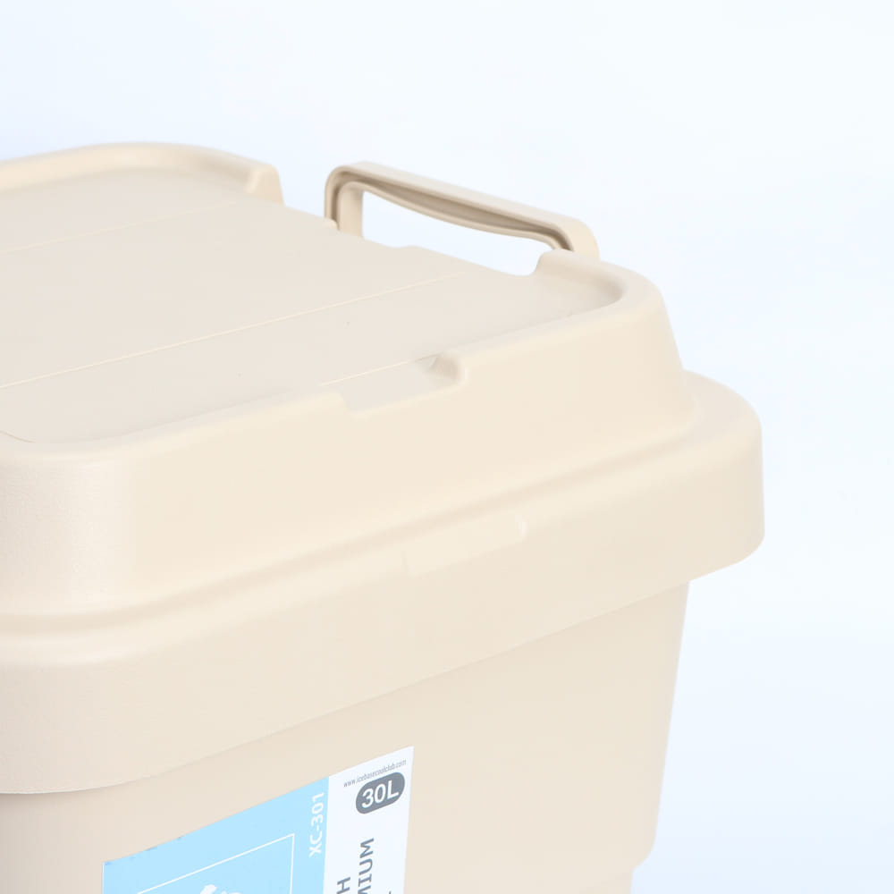 กล่องอเนกประสงค์ ICEBASE รุ่น XC-301BE ขนาด 30 ลิตร สีเบจ