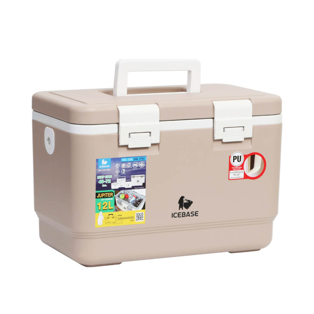 กระติกน้ำแข็งเก็บความเย็น ICEBASE รุ่น CLP-312CM (JUPITER) ขนาด 12 ลิตร สีครีม_5