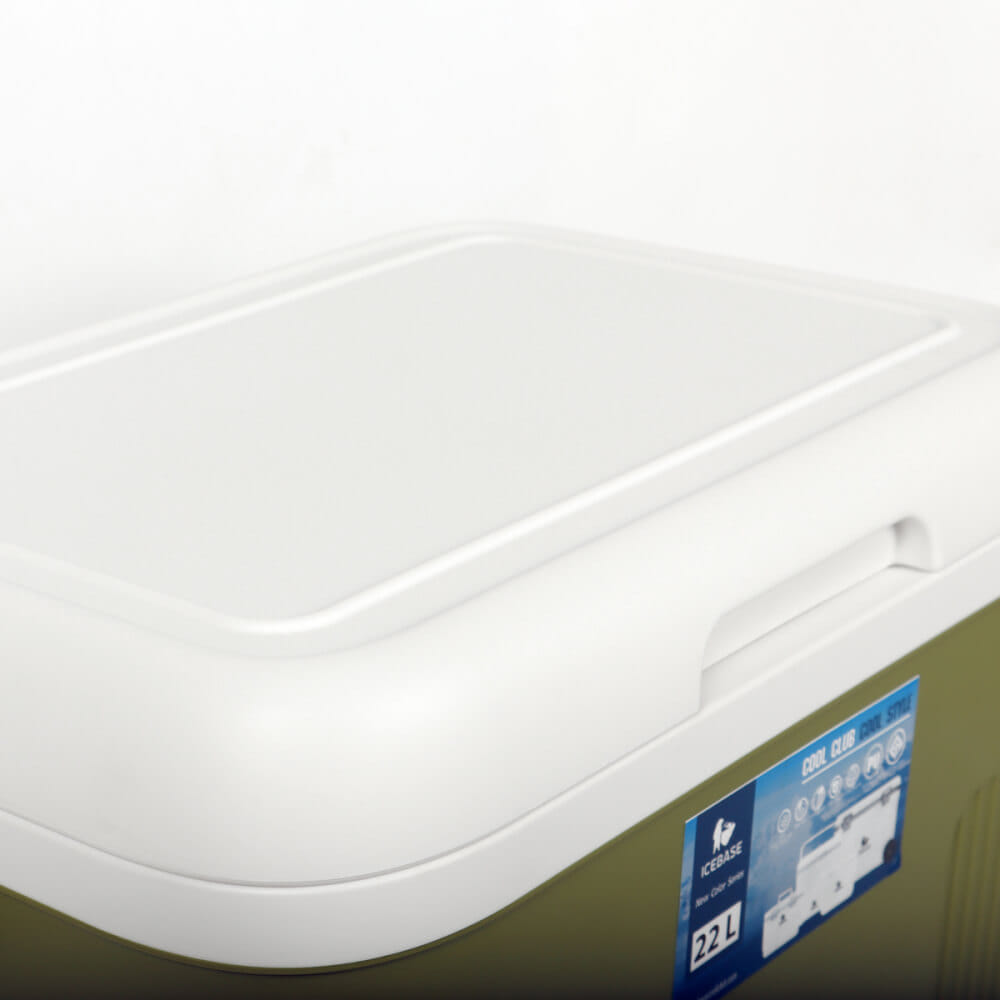 กระติกน้ำแข็งเก็บความเย็น ICEBASE รุ่น CLP-304GN (LUPUS) ขนาด 22 ลิตร สีเขียว_7